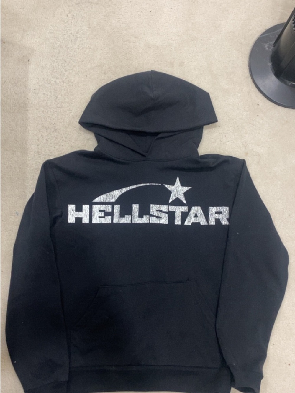 Hellstar Men's Black Logo Hoodie